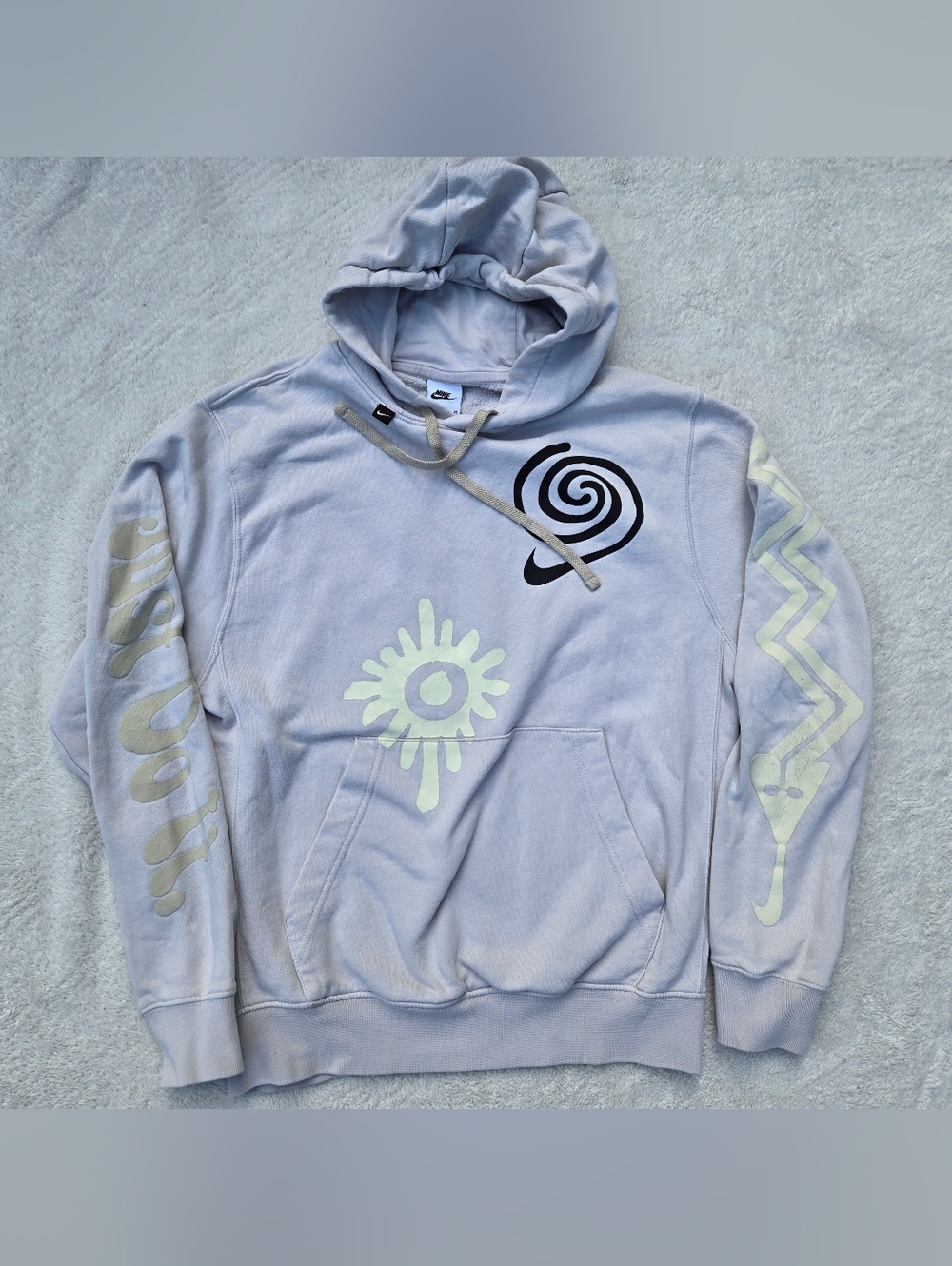 Nike NSW Club Cream Pullover Hoodie Sz S